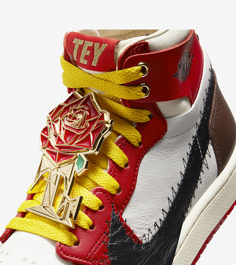 【国内 6/13 発売】NIKE AIR JORDAN 1 HIGH x Teyana Taylo “A Rose From Harlem” (ナイキ エア ジョーダン 1 ハイ テヤナ・テイラー “ア ローズ フロム ハーレム”) [FJ0604-601]