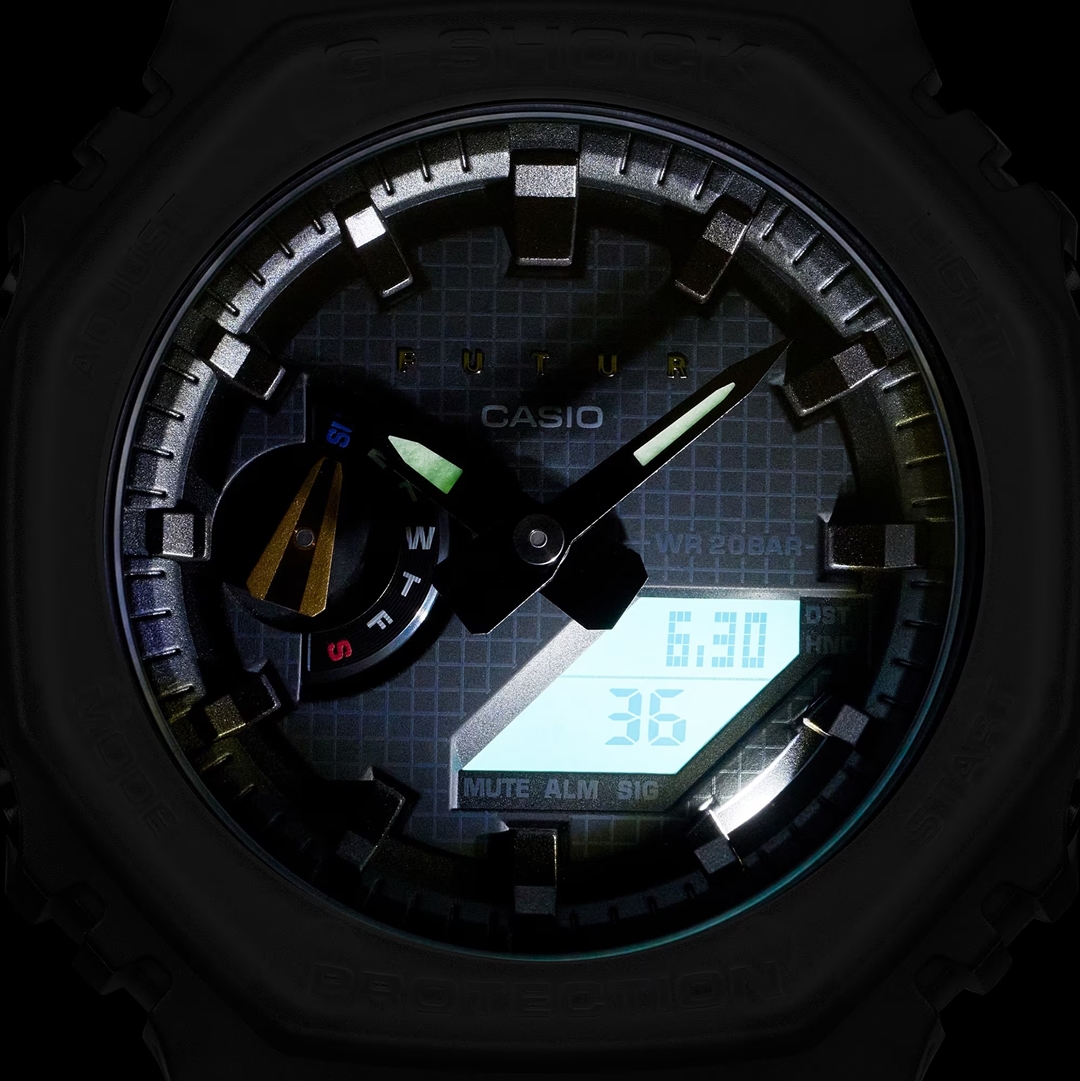 G-SHOCK × FUTUR「GA-2100FT-8AJR」が2/17 発売 (Gショック ジーショック フューチャー)