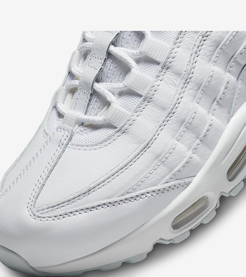 海外 4/28 発売予定！ナイキ エア マックス 95 “ホワイト/メタリックシルバー” (NIKE AIR MAX 95 “White/Metallic Silver”) [FN7273-100]