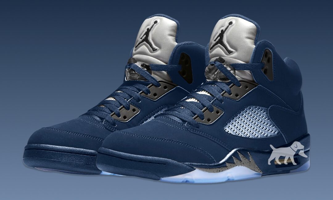 【国内 11/10 発売】ナイキ エア ジョーダン 5 レトロ SE “ジョージタウン/ミッドナイトネイビー” (NIKE AIR JORDAN 5 RETRO SE “Georgetown/Midnight Navy”) [FD6812-400]