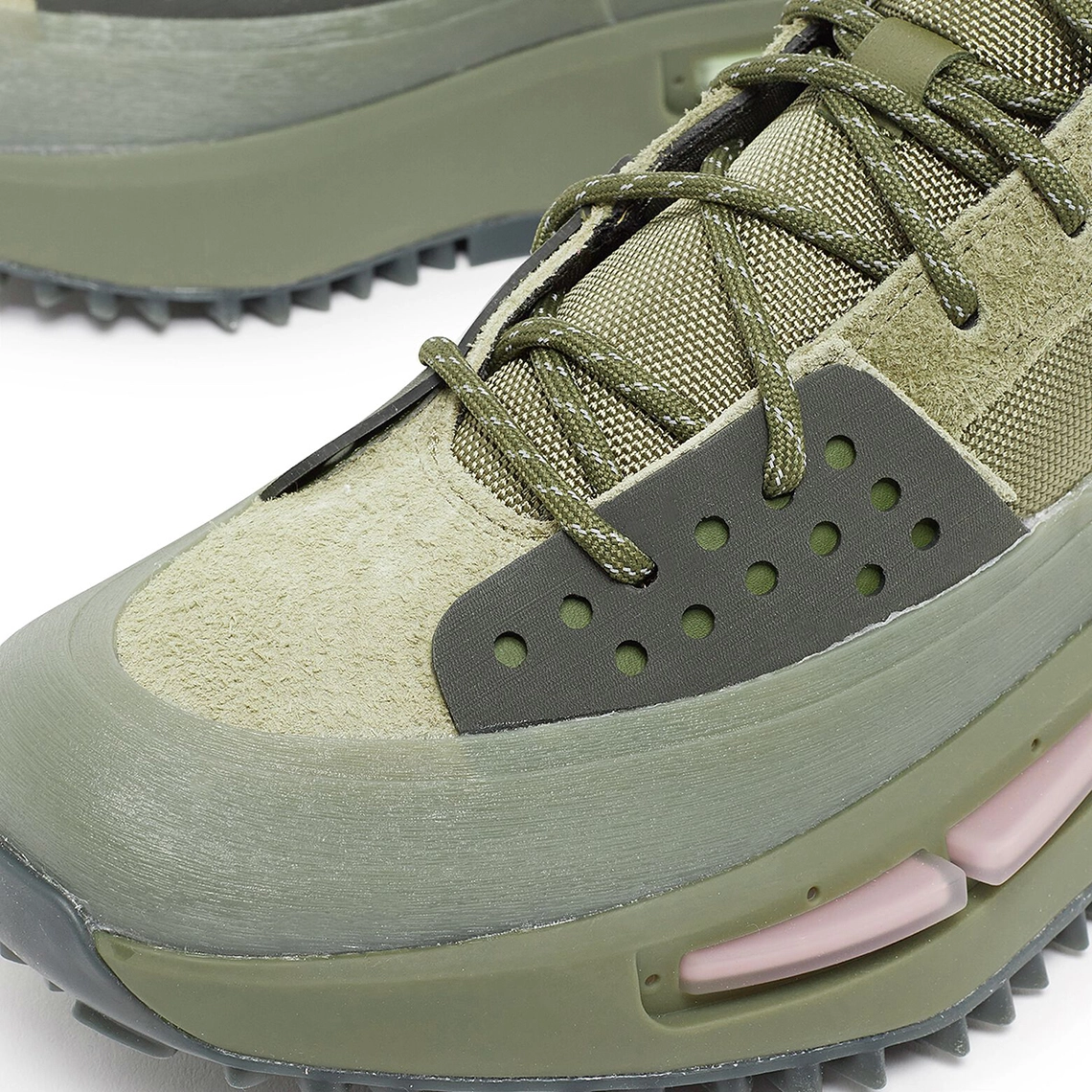 【国内 2/24 発売】Pharrell Williams × adidas Originals HU NMD_S1 RYAT “Focus Olive” (ファレル・ウィリアムス アディダス オリジナルス エヌエムディ “フォーカスオリーブ”) [IE4686]