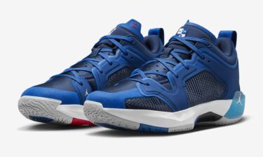 【国内 3/2 発売】ナイキ エア ジョーダン 37 ロー PF “ミリタリーブルー/ミッドナイトネイビー” (NIKE AIR JORDAN 37 LOW PF “Military Blue/Midnight Navy”) [DV9908-401]