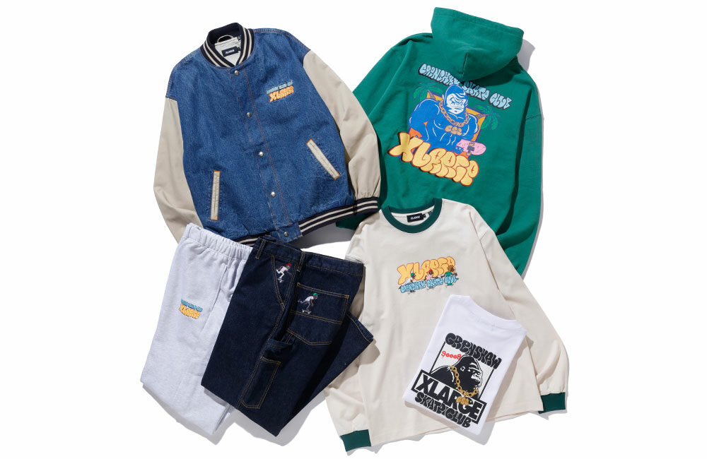 XLARGE x CRENSHAW SKATE CLUB 2023 S/Sが2/25 発売 (エクストララージ クレンショースケートクラブ 2023年 春夏)