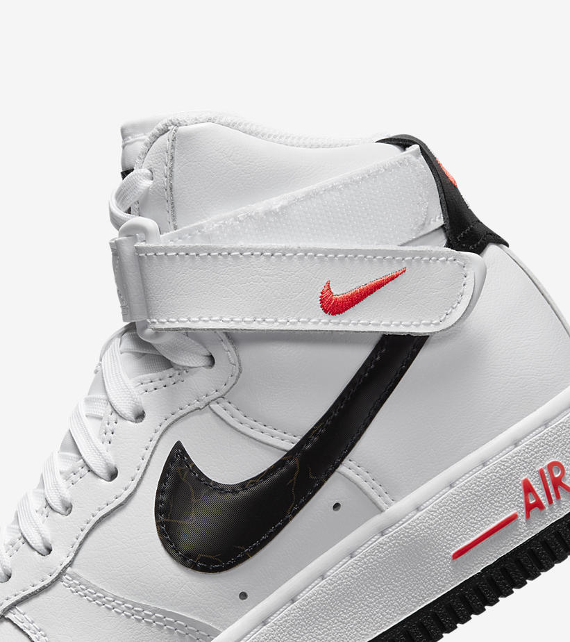 2023年 春 発売予定！ナイキ フォース 1 ハイ “ホワイト/ブラック/ブライトクリムゾン” (NIKE AIR FORCE 1 HIGH “White/Black/Bright Crimson”) [FD0730-100/FD1019-100]