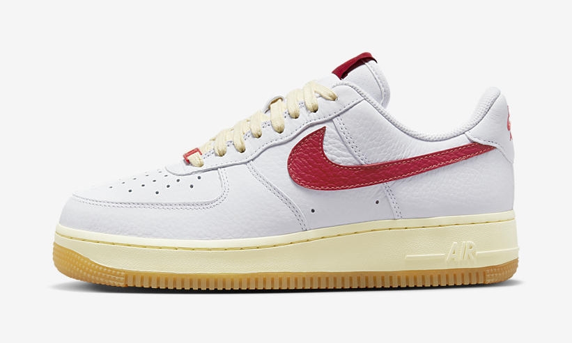 2023年 発売予定！ナイキ エア フォース 1 ロー “ホワイト/レッド/セイル/ガム” (NIKE AIR FORCE 1 LOW “White/Red/Sail/Gum”) [FN3493-100]