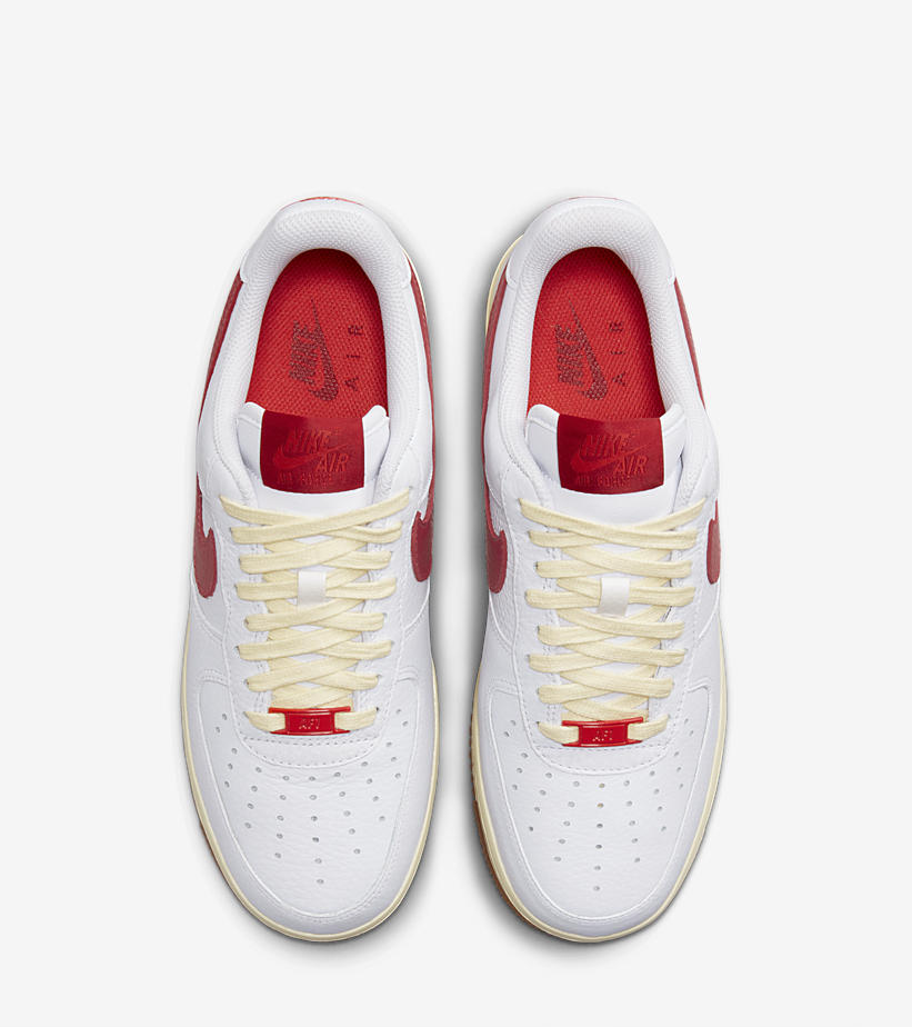 2023年 発売予定！ナイキ エア フォース 1 ロー “ホワイト/レッド/セイル/ガム” (NIKE AIR FORCE 1 LOW “White/Red/Sail/Gum”) [FN3493-100]