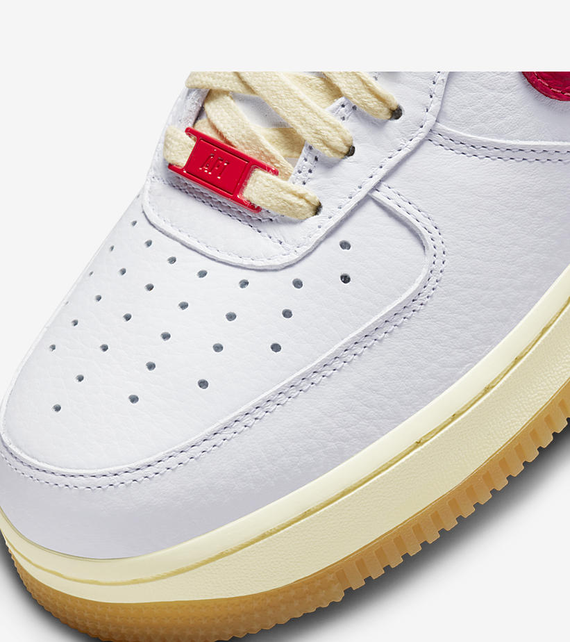 2023年 発売予定！ナイキ エア フォース 1 ロー “ホワイト/レッド/セイル/ガム” (NIKE AIR FORCE 1 LOW “White/Red/Sail/Gum”) [FN3493-100]