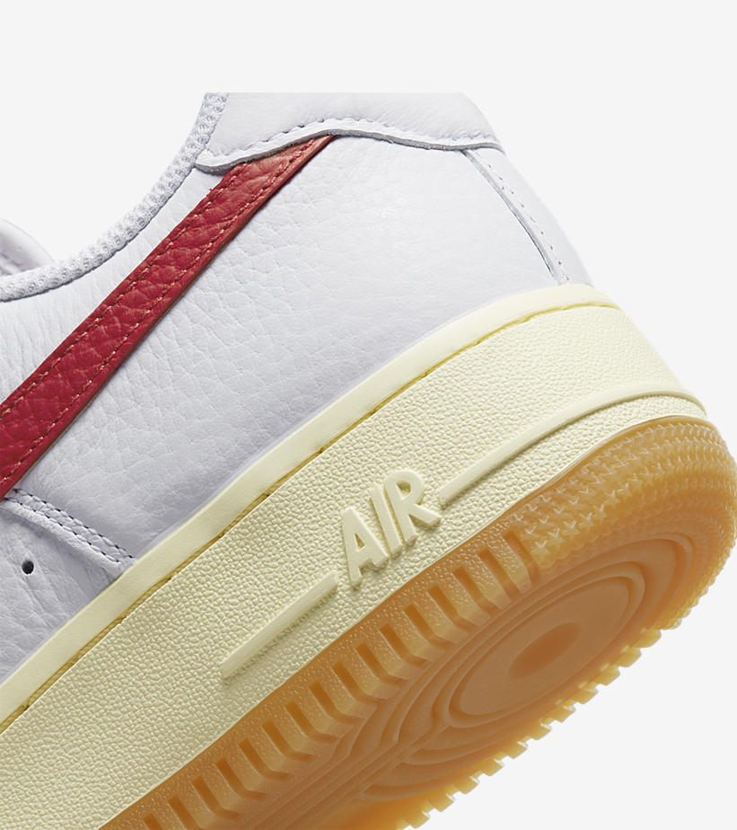 2023年 発売予定！ナイキ エア フォース 1 ロー “ホワイト/レッド/セイル/ガム” (NIKE AIR FORCE 1 LOW “White/Red/Sail/Gum”) [FN3493-100]