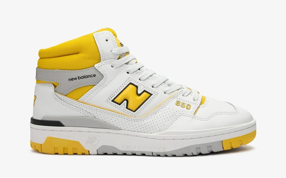 【国内 3/1 発売】New Balance BB650 RCG “White/Yellow” (ニューバランス)