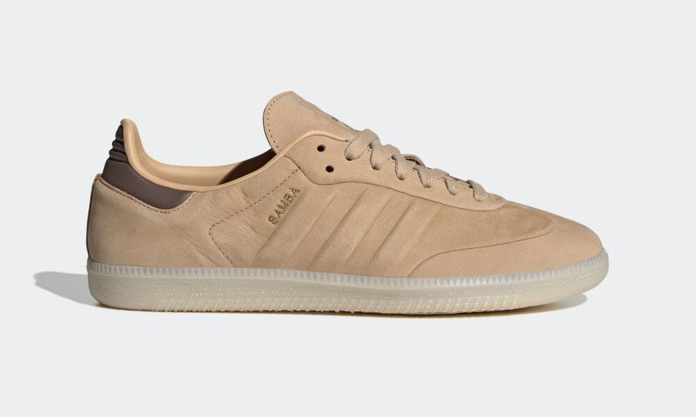 【国内 3/1 発売】アディダス オリジナルス サンバ “マジックベージュ/アースストレータ/アルミナ” (adidas Originals SAMBA “Magic Beige/Earth Straightener/Alumina”) [IG7600]