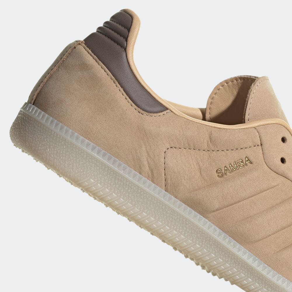 【国内 3/1 発売】アディダス オリジナルス サンバ “マジックベージュ/アースストレータ/アルミナ” (adidas Originals SAMBA “Magic Beige/Earth Straightener/Alumina”) [IG7600]