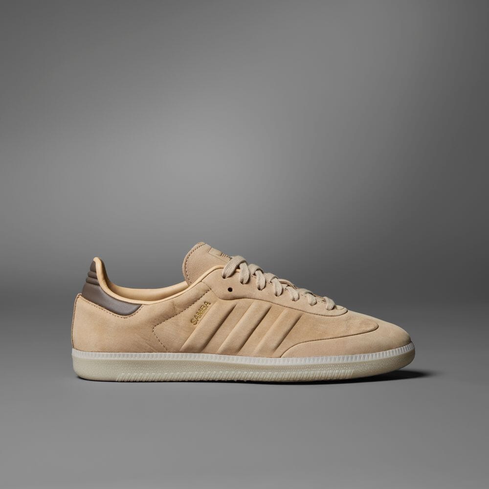 【国内 3/1 発売】アディダス オリジナルス サンバ “マジックベージュ/アースストレータ/アルミナ” (adidas Originals SAMBA “Magic Beige/Earth Straightener/Alumina”) [IG7600]