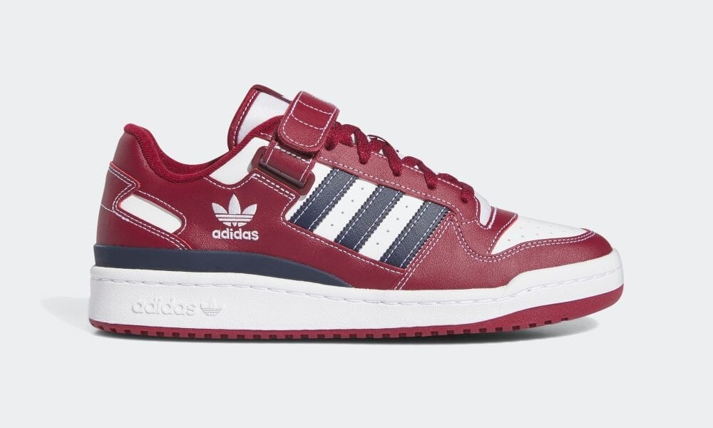 【近日発売】adidas Originals FORUM LOW “Team College Burgundy” (アディダス オリジナルス フォーラム ロー “チームカレッジバーガンディ”) [H03811]