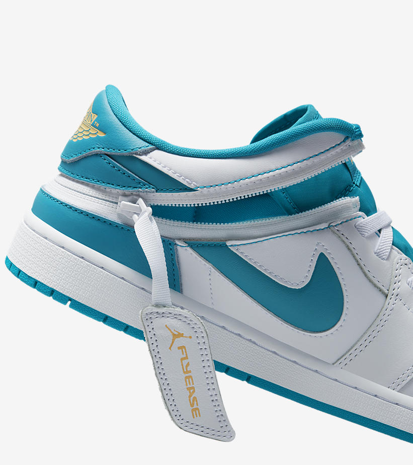 海外 5/2 発売予定！ナイキ エア ジョーダン 1 ロー フライイーズ “ホワイト/アクアトーン” (NIKE AIR JORDAN 1 LOW FLYEASE “White/Aquatone”) [DM1206-174]