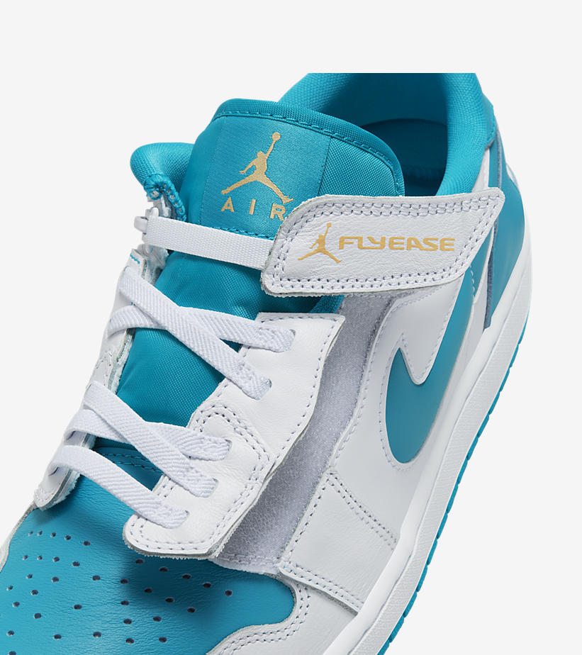 海外 5/2 発売予定！ナイキ エア ジョーダン 1 ロー フライイーズ “ホワイト/アクアトーン” (NIKE AIR JORDAN 1 LOW FLYEASE “White/Aquatone”) [DM1206-174]