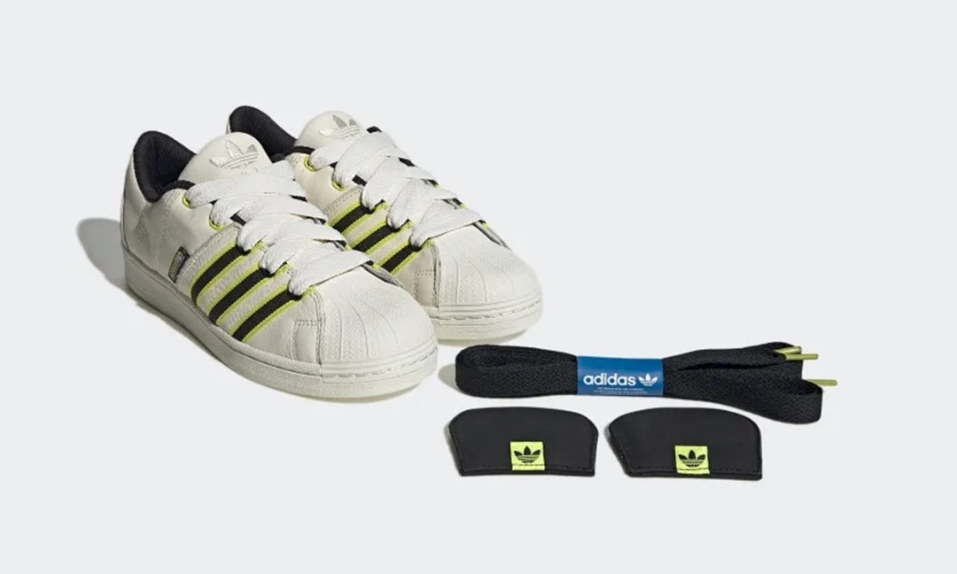 【国内 2/19 発売】adidas Originals SST SUPERMODIFIED “Chalk White/Core Black” (アディダス オリジナルス エスエスティ スーパーモディファイド “ホワイト/ブラック”) [IF8179]