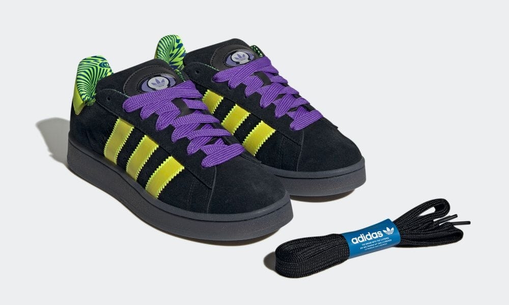 【国内 2/23 発売】adidas Originals CAMPUS 00s “Core Black/Solar Yellow/Purple Rush” (アディダス オリジナルス キャンパス 00s “コアブラック/ソーラーイエロー/パープルラッシュ”) [IE4708]