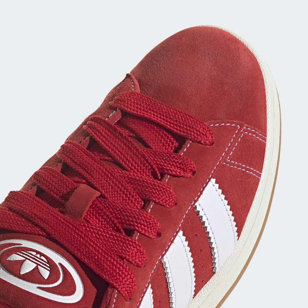 【海外発売】adidas Originals CAMPUS 00s “Scarlet/White” (アディダス オリジナルス キャンパス 00s “スカーレット/ホワイト”) [H03474]