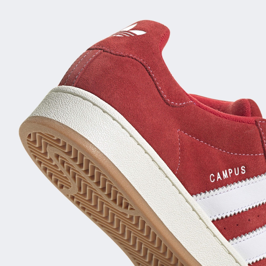 【海外発売】adidas Originals CAMPUS 00s “Scarlet/White” (アディダス オリジナルス キャンパス 00s “スカーレット/ホワイト”) [H03474]