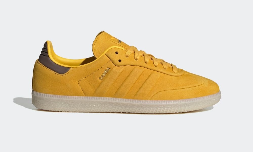 【国内 3/1 発売】アディダス オリジナルス サンバ “ボールドゴールド/アースストレータ/アルミナ” (adidas Originals SAMBA “Bold Gold/Earth Straightener/Alumina”) [GW3159]