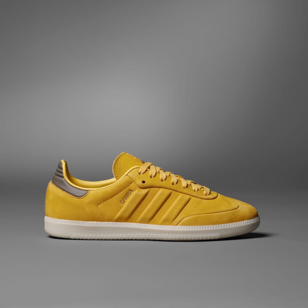 【国内 3/1 発売】アディダス オリジナルス サンバ “ボールドゴールド/アースストレータ/アルミナ” (adidas Originals SAMBA “Bold Gold/Earth Straightener/Alumina”) [GW3159]