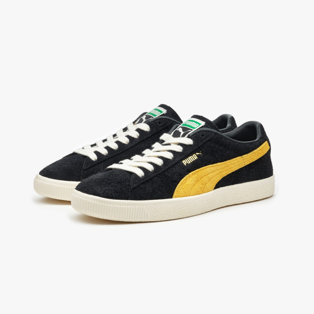 【国内 2/25 発売】KICKS LAB. × PUMA SUEDE VTG HAIRY SUEDE “Black/Mustard Seed” (キックスラボ プーマ スエード ビンテージ ヘアリー) [385698-06]