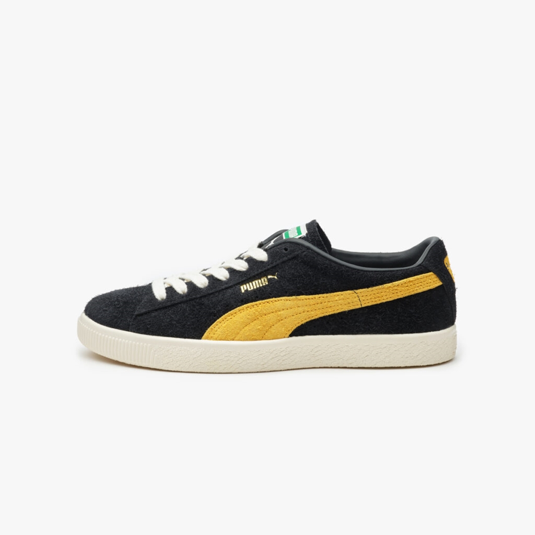 【国内 2/25 発売】KICKS LAB. × PUMA SUEDE VTG HAIRY SUEDE “Black/Mustard Seed” (キックスラボ プーマ スエード ビンテージ ヘアリー) [385698-06]