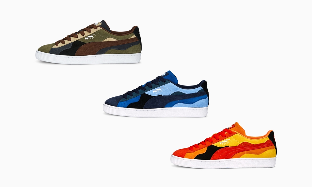 【発売中】プーマ スエード カモウェーブ 3カラー (PUMA SUEDE CAMOWAVE) [389277-01/389277-02/389277-03]