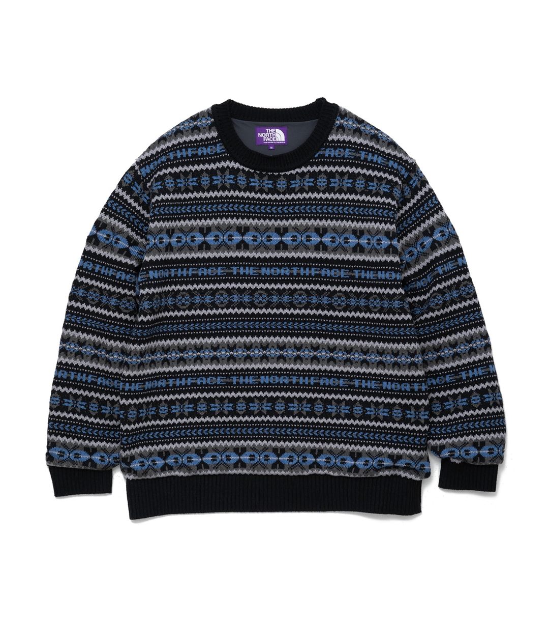 【THE NORTH FACE PURPLE LABEL 2023 S/S】”GORE-TEX INFINIUM Fair Isle Sweater” (ザ・ノース・フェイス パープルレーベル 2023年 春夏) [NT6300N]