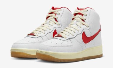 2023年 発売予定！ナイキ エア フォース 1 ハイ スカルプト “ホワイト/レッド/セイル” (NIKE AIR FORCE 1 HIGH SCULPT “White/Red/Sail”) [FN3500-100]