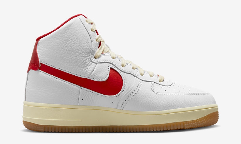 2023年 発売予定！ナイキ エア フォース 1 ハイ スカルプト “ホワイト/レッド/セイル” (NIKE AIR FORCE 1 HIGH SCULPT “White/Red/Sail”) [FN3500-100]