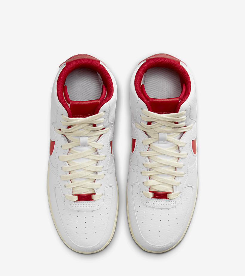 2023年 発売予定！ナイキ エア フォース 1 ハイ スカルプト “ホワイト/レッド/セイル” (NIKE AIR FORCE 1 HIGH SCULPT “White/Red/Sail”) [FN3500-100]