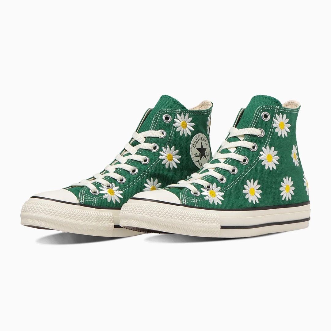 【3/3 発売】オールスターの次世代モデル「CONVERSE ALL STAR Ⓡ」にデイジーの刺繍を施した CONVERSE ALL STAR Ⓡ DAISYFLOWER HI (コンバース オールスター デイジーフラワー)