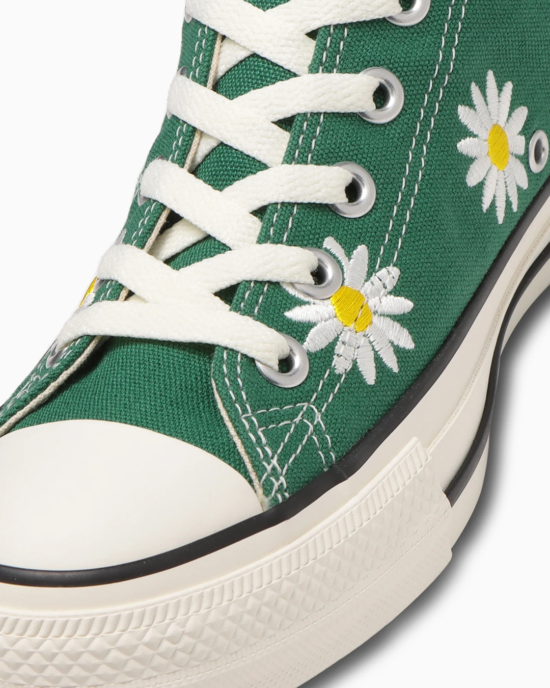 【3/3 発売】オールスターの次世代モデル「CONVERSE ALL STAR Ⓡ」にデイジーの刺繍を施した CONVERSE ALL STAR Ⓡ DAISYFLOWER HI (コンバース オールスター デイジーフラワー)