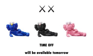 KAWS “Time Off”が海外 2/14 (2/15 02:00) (カウズ “タイムオフ”)