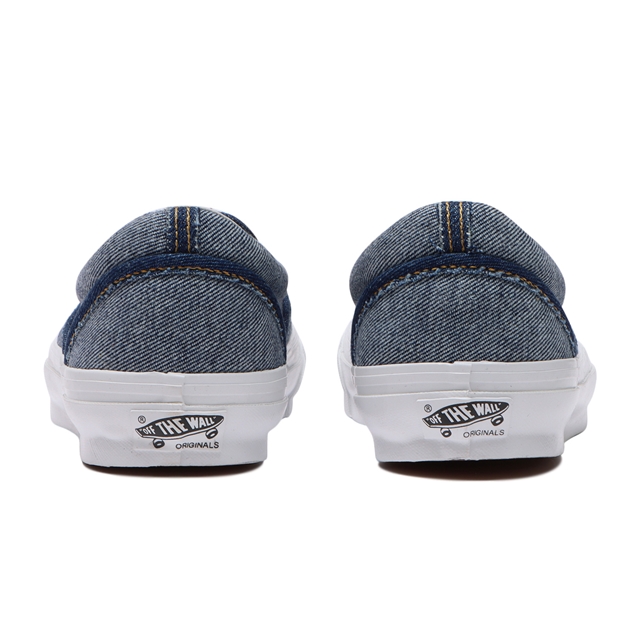 デニム生地の裏面をアッパーに採用した VANS OG CLASSIC SLIP-ON LX/OG LAMPIN LX “Denim” (バンズ クラシック スリッポン/ランピン)