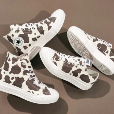 【2/17 発売】カウ柄のアッパーを採用した軽量オールスター CONVERSE ALL STAR LIGHT PLTS COWSPOT HI (コンバース カウスポット)