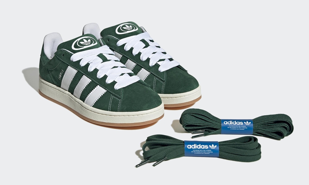 【海外発売】adidas Originals CAMPUS 00s “Dark Green/White” (アディダス オリジナルス キャンパス 00s “ダークグリーン/ホワイト”) [H03472]