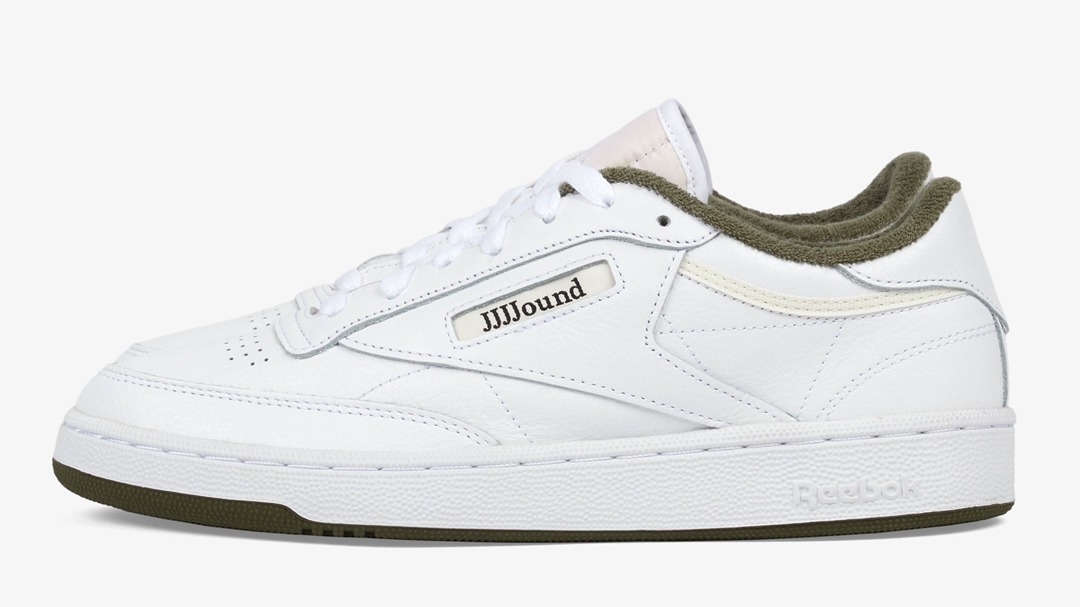 海外 4/6 発売！JJJJound × REEBOK CLUB C “White/Olive” 2023 S/S (ジョウンド リーボック 2023年 春夏)