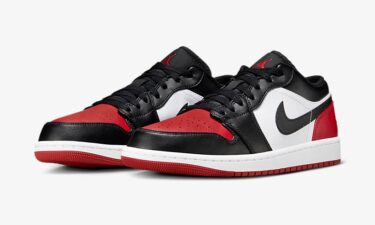 【国内 10/1 発売予定】ナイキ エア ジョーダン 1 ロー “ブレッドトゥ/ホワイト/バーシティレッド” (NIKE AIR JORDAN 1 LOW “Bred Toe/White/Varsity Red”) [553558-161]