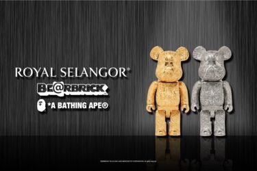 6/24 発売！BE@RBRICK × A BATHING APE "SHARK ROYAL SELANGOR" 400% (ベアブリック ア ベイシング エイプ)