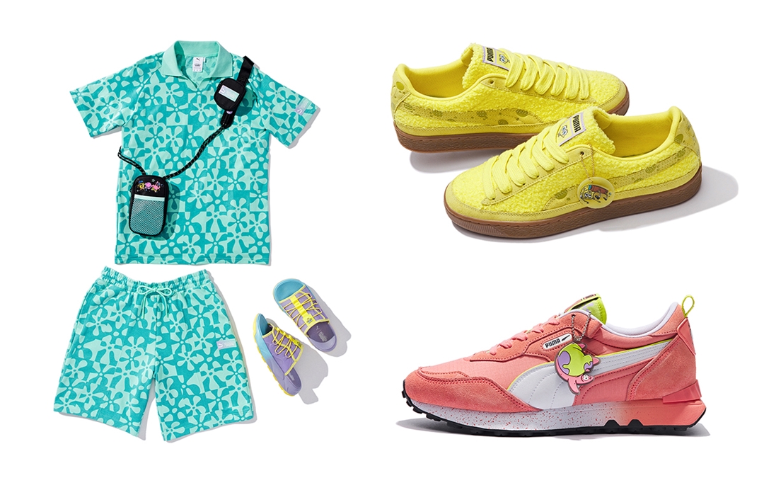 【国内 3/17 発売】スポンジボブ × プーマ コラボコレクション (SPONGEBOB SQUAREPANTS PUMA COLLECTION)