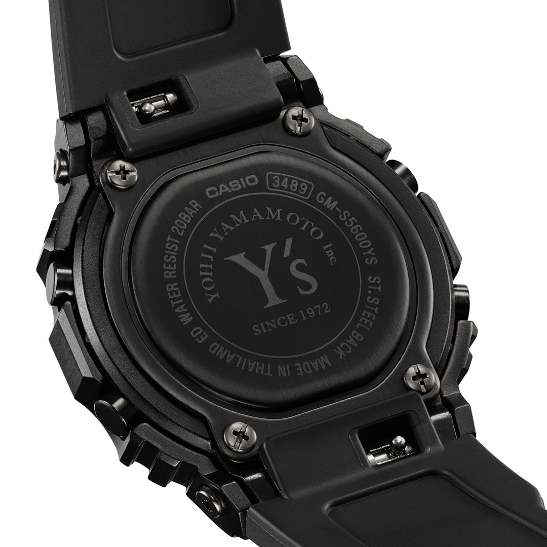 Y’s × G-SHOCKとの特別なコラボレートモデル「GM-S5600YS-1」が3/20 先行予約、3/24 発売 (ワイズ Gショック ジーショック)