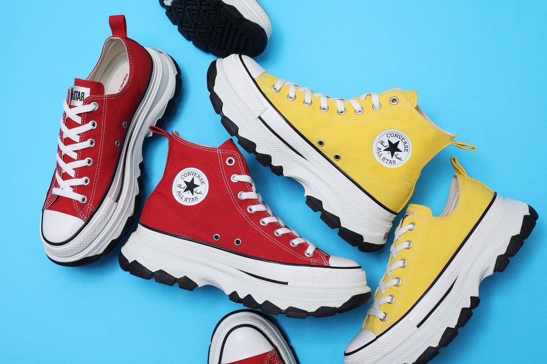 【国内 3/24 発売】ABC-MART限定 ボリュームソールが印象的な新色 CONVERSE ALL STAR (R) TREKWAVE OX/HI (コンバース オールスター トレックウエーブ)