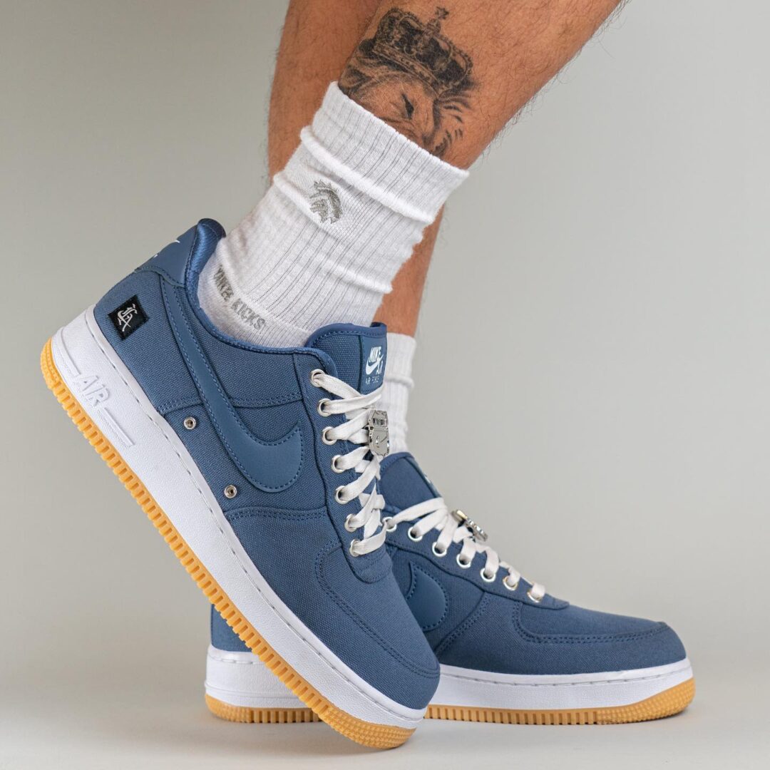 【国内 6/7 発売予定】ナイキ エア フォース 1 ロー ”ナイキコースト/ネイビー” (NIKE AIR FORCE 1 LOW “Nike Coast/Navy”) [FJ4434-491]