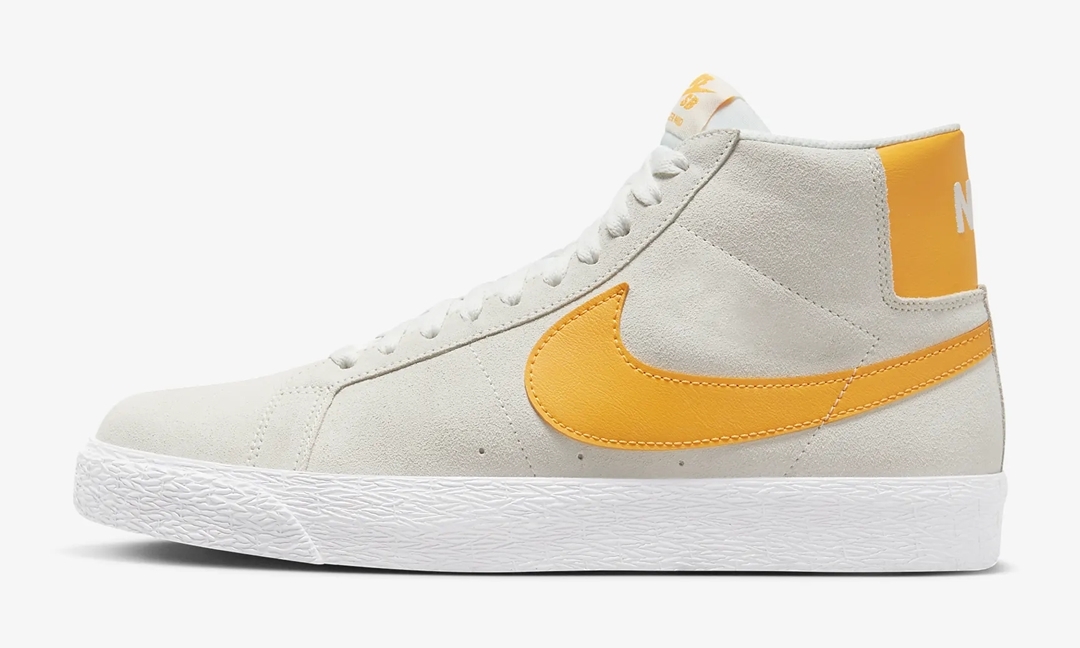 海外発売！ナイキ SB ズーム ブレーザー ミッド “サミットホワイト/レーザーオレンジ” (NIKE SB ZOOM BLAZER MID “Summit White/Laser Orange”) [864349-110]