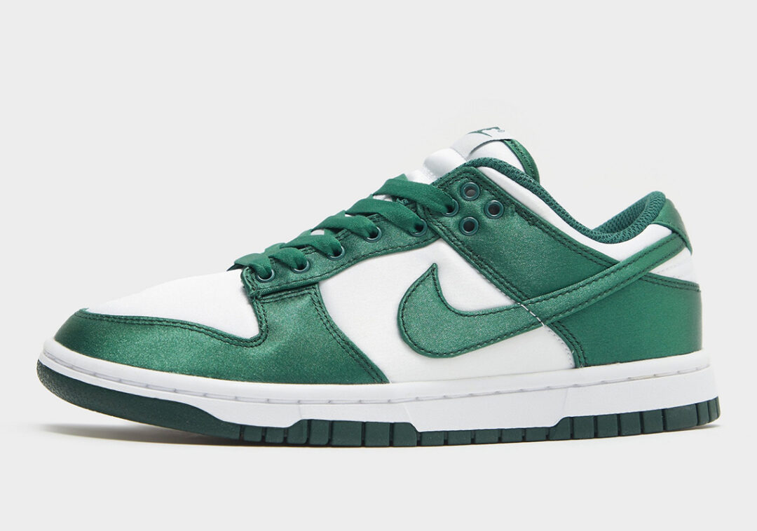 【国内 7/20 発売予定】ナイキ ダンク ロー “サテン/ホワイト/チームグリーン” (NIKE DUNK LOW “Satin/White/Team Green”) [DX5931-100]