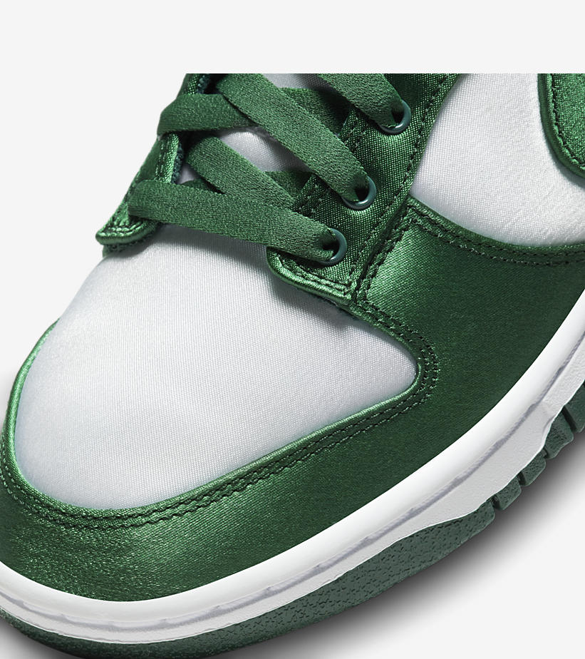 【国内 7/20 発売予定】ナイキ ダンク ロー “サテン/ホワイト/チームグリーン” (NIKE DUNK LOW “Satin/White/Team Green”) [DX5931-100]