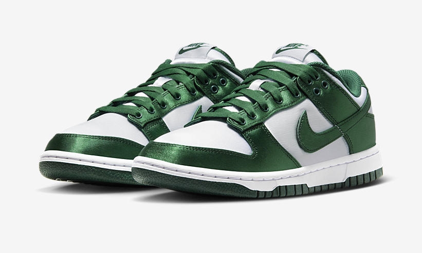 【国内 7/20 発売予定】ナイキ ダンク ロー “サテン/ホワイト/チームグリーン” (NIKE DUNK LOW “Satin/White/Team Green”) [DX5931-100]