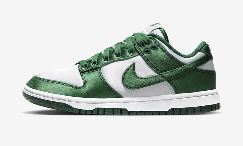 【国内 7/20 発売予定】ナイキ ダンク ロー “サテン/ホワイト/チームグリーン” (NIKE DUNK LOW “Satin/White/Team Green”) [DX5931-100]